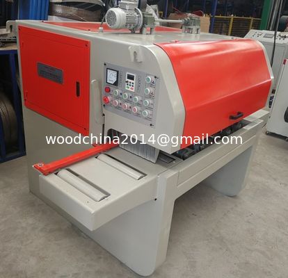 Double Shaft Multi Blade Rip Saw Circular Sawmill For Square Wood Cutting