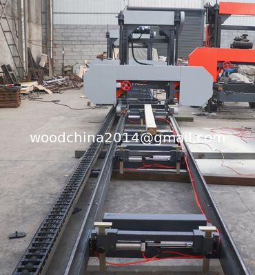 Shandong Horizontal Wood Portable Band Saw Sawmill Log Sawing Machine