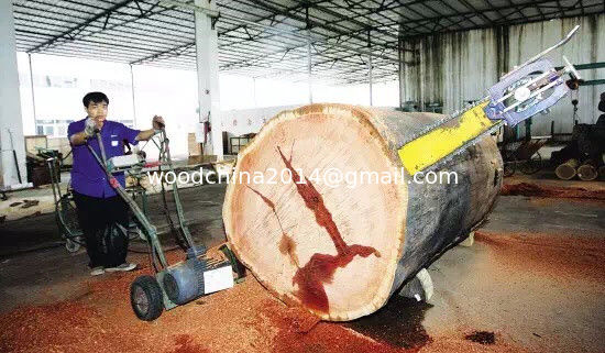Big power gasoline chain saw wood log cutting machine with best price