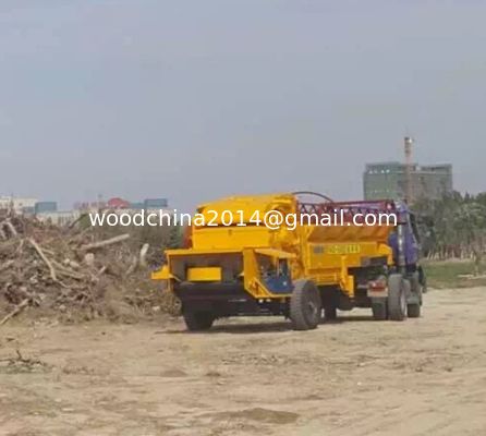 Wood Chip Crusher Machine, Wooden chipper shredder with capacity 30 tons for sale
