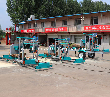 Gasoline Forestry Portable Band Sawmill Machine,Portable Band Sawmill Machine For Wood Cutting