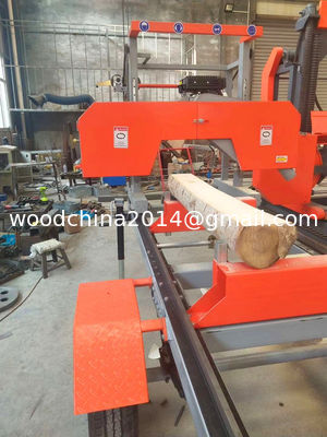 Simple to operate diesel portable wood sawing machine Mini sawmill wood processing